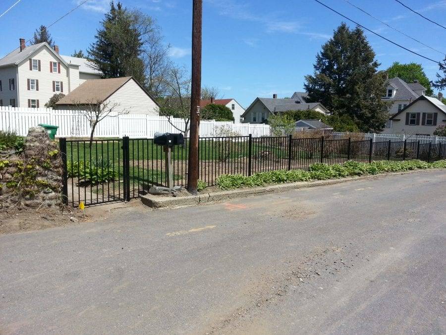 Metal black Fence