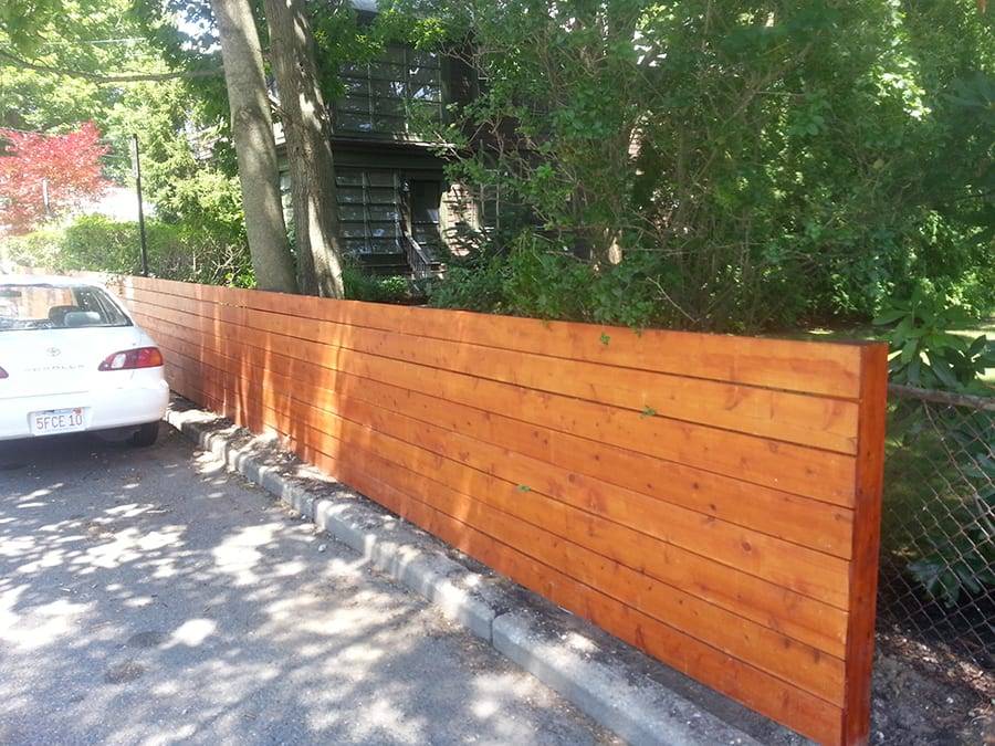 Backyard Wood Fence Backyard Wood Fence